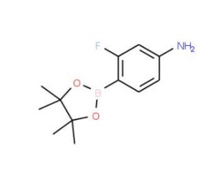 4-Amino-2-fluorophenylboronic acid pinacol ester (CAS 819057-45-9) - chemical structure image