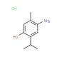 4-Amino-2-isopropyl-5-methylphenol hydrochloride (CAS 6321-11-5) - chemical structure image