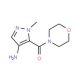 (4-Amino-2-methyl-2H-pyrazol-3-yl)-morpholin-4-yl-methanone - chemical structure image