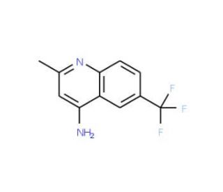 4-Amino-2-methyl-6-trifluoromethylquinoline (CAS 948292-54-4) - chemical structure image