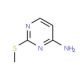 4-amino-2-methylsulfanylpyrimidine (CAS 2183-66-6) - chemical structure image