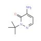 4-Amino-2-(tert-butyl)-3(2H)-pyridazinone (CAS 330196-02-6) - chemical structure image