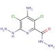 4-Amino-3,5-dichloro-6-hydrazino-pyridine-2-carboxylic acid hydrazide - chemical structure image