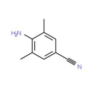 4-Amino-3,5-dimethyl-benzonitrile (CAS 74896-24-5) - chemical structure image