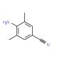 4-Amino-3,5-dimethyl-benzonitrile (CAS 74896-24-5) - chemical structure image