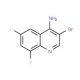 4-Amino-3-bromo-6,8-difluoroquinoline (CAS 1065088-58-5) - chemical structure image
