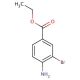 4-Amino-3-bromo-benzoic acid ethyl ester (CAS 7149-03-3) - chemical structure image