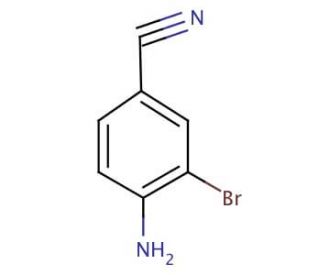 4-Amino-3-bromobenzonitrile (CAS 50397-74-5) - chemical structure image