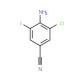 4-Amino-3-chloro-5-iodobenzonitrile - chemical structure image