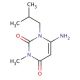 4-Amino-3-isobutyl-1-methylpyrimidine-2,6-dione (CAS 58481-39-3) - chemical structure image