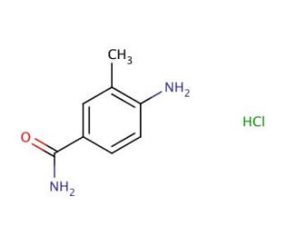 4-amino-3-methylbenzamide hydrochloride - chemical structure image