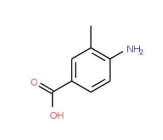 4-amino-3-methylbenzoic acid (CAS 2486-70-6) - chemical structure image