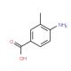 4-amino-3-methylbenzoic acid (CAS 2486-70-6) - chemical structure image