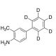 4-Amino-3-methylbiphenyl-2′,3′,4′,5′,6′-d5 (CAS 1020718-97-1) - chemical structure image