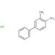 4-Amino-3-methylbiphenyl Hydrochloride (CAS 3419-49-6) - chemical structure image