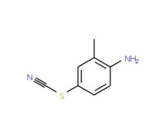 4-amino-3-methylphenyl thiocyanate (CAS 33192-10-8) - chemical structure image