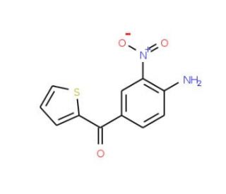 (4-Amino-3-nitrophenyl)-(2-thienyl)methanone (CAS 31431-30-8) - chemical structure image