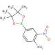 4-Amino-3-nitrophenylboronic acid pinacol ester (CAS 833486-94-5) - chemical structure image