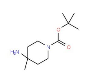 4-Amino-4-methyl-1-Boc-piperidine (CAS 343788-69-2) - chemical structure image