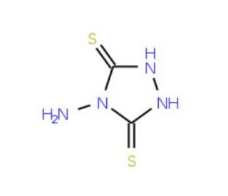 4-amino-4H-1,2,4-triazole-3,5-dithiol (CAS 3652-33-3) - chemical structure image