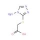 (4-Amino-4H-[1,2,4]triazol-3-ylsulfanyl)-acetic acid - chemical structure image