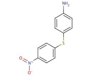 4-Amino-4&prime;-nitrodiphenyl sulfide (CAS 101-59-7) - chemical structure image