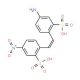 4-Amino-4′-nitrostilbene-2,2′-disulfonic acid (CAS 119-72-2) - chemical structure image