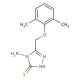 4-amino-5-[(2,6-dimethylphenoxy)methyl]-4H-1,2,4-triazole-3-thiol - chemical structure image