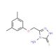 4-amino-5-[(3,5-dimethylphenoxy)methyl]-4H-1,2,4-triazole-3-thiol - chemical structure image