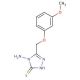 4-amino-5-[(3-methoxyphenoxy)methyl]-4H-1,2,4-triazole-3-thiol - chemical structure image