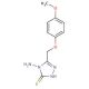 4-amino-5-[(4-methoxyphenoxy)methyl]-4H-1,2,4-triazole-3-thiol - chemical structure image