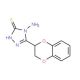 4-amino-5-(2,3-dihydro-1,4-benzodioxin-2-yl)-4H-1,2,4-triazole-3-thiol - chemical structure image