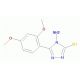 4-amino-5-(2,4-dimethoxyphenyl)-4H-1,2,4-triazole-3-thiol (CAS 503004-44-2) - chemical structure image