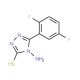 4-amino-5-(2,5-difluorophenyl)-4H-1,2,4-triazole-3-thiol - chemical structure image