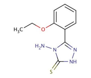 4-amino-5-(2-ethoxyphenyl)-4H-1,2,4-triazole-3-thiol - chemical structure image