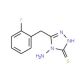 4-Amino-5-(2-fluoro-benzyl)-4H-[1,2,4]triazole-3-thiol - chemical structure image