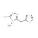 4-amino-5-(2-thienylmethyl)-4H-1,2,4-triazole-3-thiol - chemical structure image