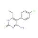 4-amino-5-(4-chlorophenyl)-6-ethylpyrimidine-2-thiol (CAS 105640-70-8) - chemical structure image