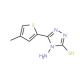 4-amino-5-(4-methyl-2-thienyl)-4H-1,2,4-triazole-3-thiol - chemical structure image