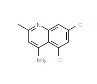 4-Amino-5,7-dichloro-2-methylquinoline (CAS 917562-03-9) - chemical structure image