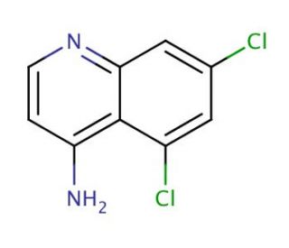 4-Amino-5,7-dichloroquinoline (CAS 948292-59-9) - chemical structure image