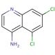 4-Amino-5,7-dichloroquinoline (CAS 948292-59-9) - chemical structure image