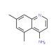 4-Amino-5,7-dimethylquinoline (CAS 948292-64-6) - chemical structure image