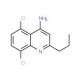 4-Amino-5,8-dichloro-2-propylquinoline (CAS 1189107-39-8) - chemical structure image