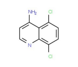 4-Amino-5,8-dichloroquinoline (CAS 948292-69-1) - chemical structure image