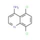 4-Amino-5,8-dichloroquinoline (CAS 948292-69-1) - chemical structure image