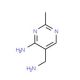 4-Amino-5-aminomethyl-2-methylpyrimidine (CAS 95-02-3) - chemical structure image