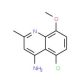 4-Amino-5-chloro-8-methoxy-2-methylquinoline (CAS 1189106-72-6) - chemical structure image