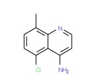 4-Amino-5-chloro-8-methylquinoline (CAS 948292-84-0) - chemical structure image