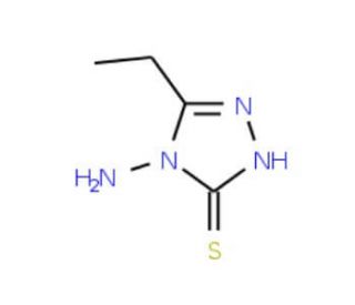 4-Amino-5-ethyl-4H-1,2,4-triazole-3-thiol (CAS 20939-16-6) - chemical structure image